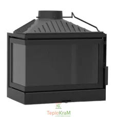 Камінна топка KFD Eco Max 7 L Standard 14 кВт, ліва з шибером