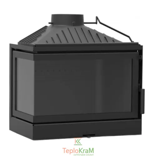 Камінна топка KFD Eco Max 7 L Standard 14 кВт, ліва з шибером