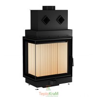 Каминная топка Gavryliv & Sons 64x39x62+L 13 кВт, левая, рифленый шамот