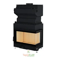 Каминная топка Gavryliv & Sons 74x37x44WMR 11 кВт, правая с водяным контуром, рифленый шамот