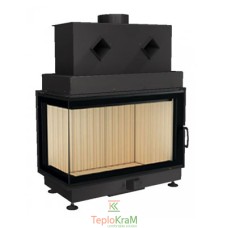 Камінна топка Gavryliv & Sons 86x40x52+L 14,5 кВт, ліва, рифлений шамот