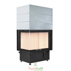 Каминная топка Hoxter ECKA 67/45/51h 12 кВт, угловая с гильйотиной