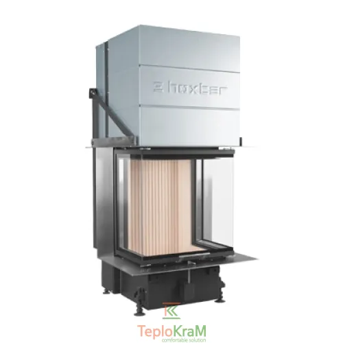 Каминная топка Hoxter UKA 37/55/37/57h 9 кВт, трехсторонняя с гильотиной