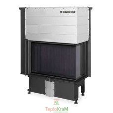 Камінна топка Romotop IMPRESSION R 2GL 83.60.34.21, 12,4 кВт, права з гільйотиною, темний шамот