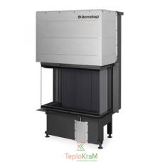 Камінна топка Romotop IMPRESSION C 2G L 80.61.34.21, 13 кВт, тристороння з гільйотиною, темний шамот