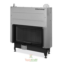 Каминная топка Romotop HEAT 3g L 88.50.06, 9 кВт, с гильотиной, темная футеровка