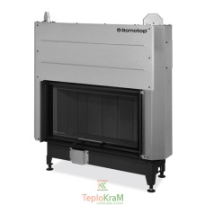 Камінна топка Romotop HEAT 3g L 88.50.06, 9 кВт, з гільйотиною, темне футерування