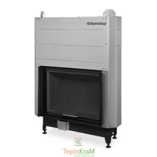 Камінна топка Romotop HEAT 3g L 88.66.06, 10,6 кВт, з гільйотиною, темне футерування