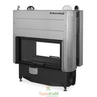 Камінна топка Romotop HEAT T 3g L 88.50.06, 11,6 кВт, тунельна з гільйотиною, темне футерування