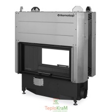 Камінна топка Romotop HEAT T 3g L 88.50.06, 11,6 кВт, тунельна з гільйотиною, темне футерування