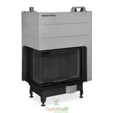 Камінна топка Romotop HEAT L 3g L 65.51.40.26, 10,4 кВт, ліва з гільйотиною, темне футерування