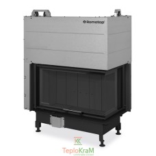 Камінна топка Romotop HEAT R 3g L 81.51.40.26, 12,6 кВт, права з гільйотиною, темне футерування
