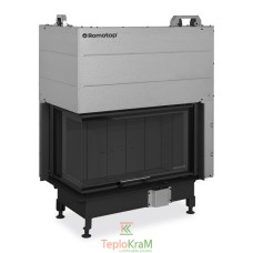 Камінна топка Romotop HEAT L 3g L 81.51.40.26, 12,6 кВт, ліва з гільйотиною, темне футерування