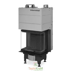 Камінна топка Romotop HEAT C 3g L 50.52.31.26, 5,7 кВт, тристороння з гільйотиною, темне футерування