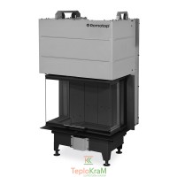 Камінна топка Romotop HEAT C 3g L 65.52.31.26, 7,8 кВт, тристороння з гільйотиною, темне футерування