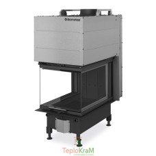 Камінна топка Romotop HEAT U 3g L 50.52.70.26, 10 кВт, тристороння з гільйотиною, темне футерування