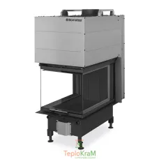 Камінна топка Romotop HEAT U 3g L 50.52.70.26, 10 кВт, тристороння з гільйотиною, темне футерування