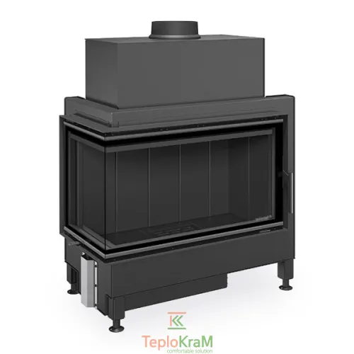 Камінна топка Romotop HEAT L 4g S 81.51.40.26, 12,6 кВт, ліва, темне футерування