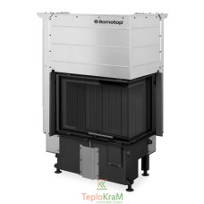 Камінна топка Romotop IMPRESSION R 3G L 63.51.38.16, 9,7 кВт, права з гільйотиною, темне футерування, подвійне скло