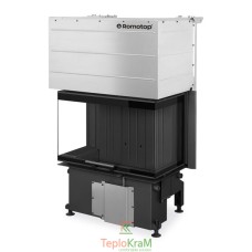 Камінна топка Romotop IMPRESSION C 3G L 74.51.37.26, 11,4 кВт, тристороння з гільйотиною, темне футерування