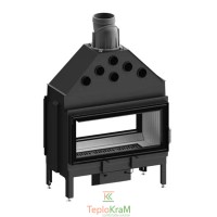 Каминная топка  HITZE ARDENTE DUO 90х41.DSS 18 кВт, туннельная