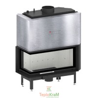 Каминная топка с водяным контуром HITZE ALAQS90x41.LG-D 21 кВт, левая с гильотиной