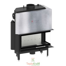 Камінна топка з водяним контуром HITZE AQUASYSTEM 90x41.RG-D 21 кВт, права з гільйотиною