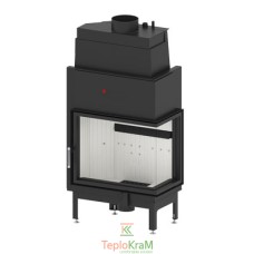 Каминная топка с водяным контуром Hitze ALAQS 68x53.R 19 кВт, правая