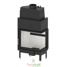 Каминная топка с водяным контуром Hitze ALAQS 68x53.R 19 кВт, правая