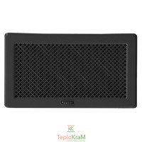 Вентиляційна решітка з жалюзі Kz4 195х335 чорна Darco