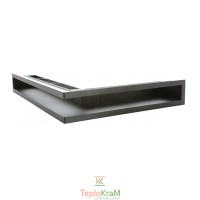 Вентиляційна решітка права кутова з рамкою Darco KRVO-L/R, 500х700/70 мм, чорна