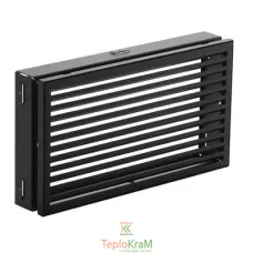 Вентиляційна решітка Darco KRVIN, 200x195 мм, чорна
