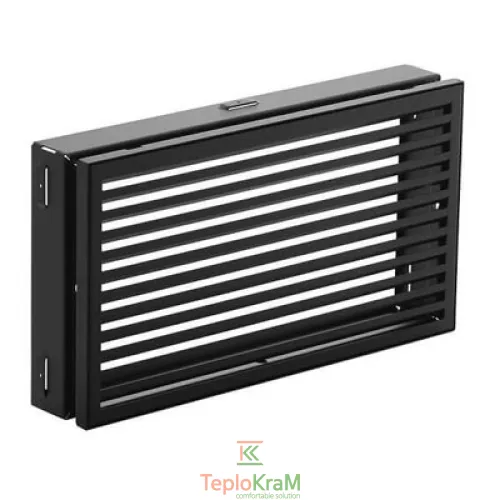 Вентиляційна решітка Darco KRVIN, 220x145 мм, чорна