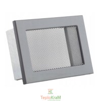 Вентиляційна решітка з сіткою Darco KRVSM, 190х170 мм, чорна