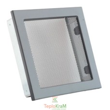 Вентиляционная решетка с сеткой Darco KRVSM, 220х220 мм, черная