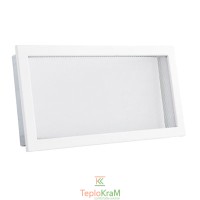 Вентиляционная решетка с сеткой Darco KRVSM, 325х195 мм, белая