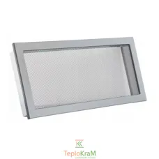 Вентиляційна решітка з сіткою Darco KRVSM, 325х195 мм, чорна