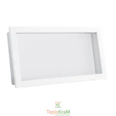 Вентиляционная решетка с сеткой Darco KRVSM, 450х220 мм, белая