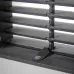 Вентиляційна решітка DARCO LOFT 500x100 мм, чорна+хром