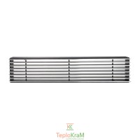 Вентиляционная решетка DARCO LOFT 650x100 мм, черная+хром