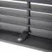 Вентиляційна решітка DARCO LOFT 650x100 мм, чорна+хром