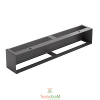 Маскирующая решетка Darco LOFT 350x100 мм, черная