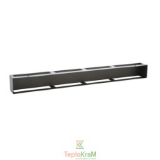 Маскирующая решетка Darco LOFT 650x100 мм, черная