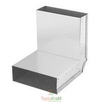 Колено потолок-стена 90° Darco KSS 150х50 мм оцинкованное