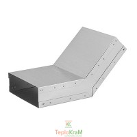 Коліно стеля-стіна 45° Darco KSS 150х50 мм оцинковане