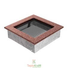 Вентиляционная решетка Kratki 17M 17x17 см, медная