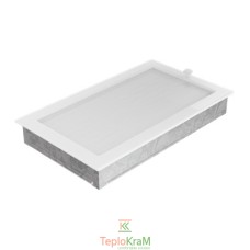 Вентиляционная решетка Kratki 22/37BX 22x37 см, белая, с жалюзи
