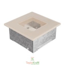 Вентиляционная решетка Kratki 11K 11x11 см, кремовая