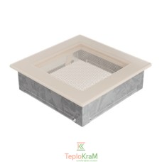 Вентиляционная решетка Kratki 17K 17x17 см, кремовая