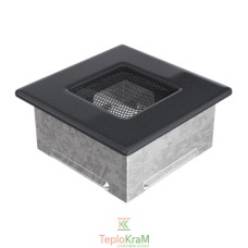 Вентиляционная решетка Kratki 11G 11x11 см, графитовая